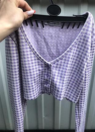 Сиреневый топ