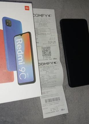 Смартфон xiaomi redmi 9c nfc 3/64gb ідеальний стан телефон