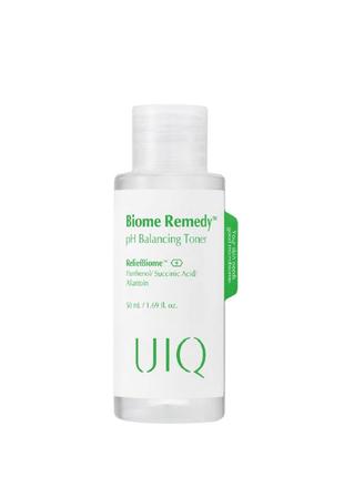 Миниатюра балансирующего тонера uiq biome remedyTM ph balancing toner 50 мл
