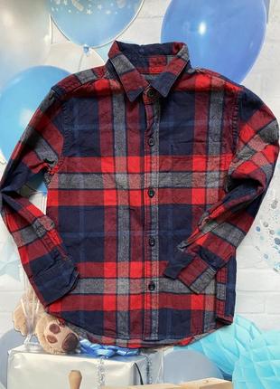 Рубашка в клетку next 3 года