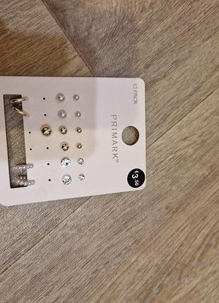 Сережки цвяшки