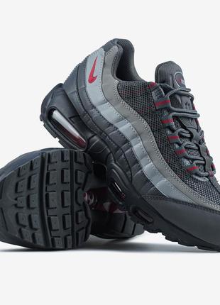 Кросівки nike air max 95 dark grey red 40
