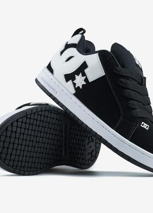Кросівки dc court graffik black white 36