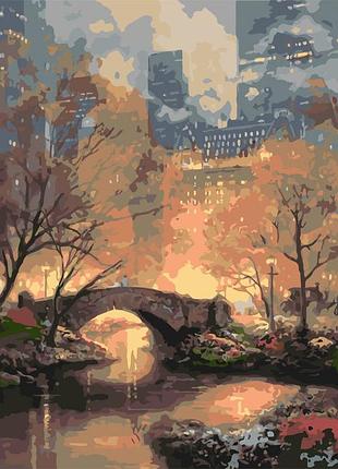 Картина за номерами нью-йорк. центральний парк 40*50 см оригамі lw 3256