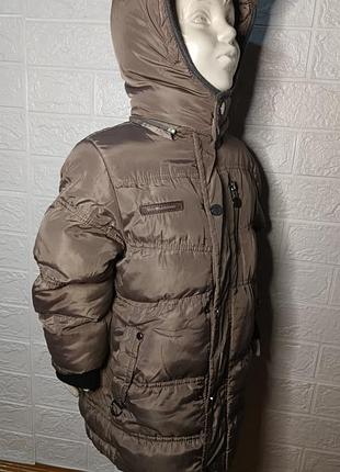 Тепла демісезонна дитяча курточка на хлопчика 4 роки8 фото