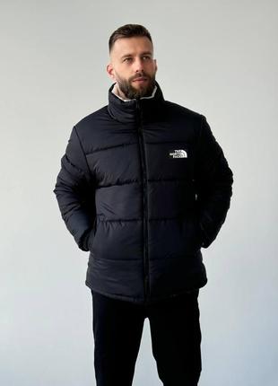 Чоловіча зимова куртка двостороння  the north face