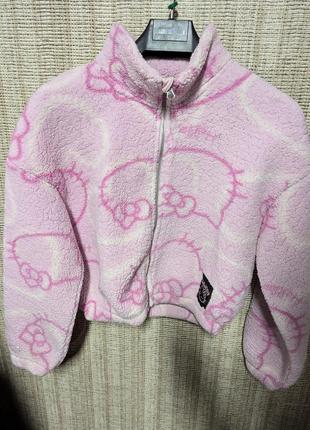 Кофта-шубка hello kitty h&м