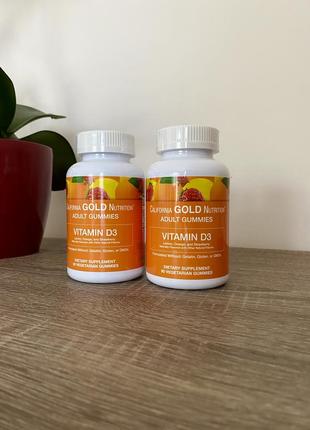 Вітамін d3 у жувальних мармеладках California Gold Nutrition