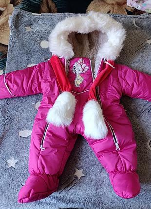 Зимовий комбінезон для дівчинки