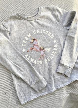Футболка кофта свитшот для девочки
