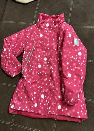 Куртка курточка зимняя термо reima 116+6 tec