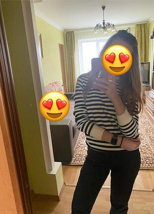 Reserved стильна кофта в смужку  🖤 3