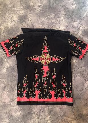 Chenaski рубашка y2k gothic vintage brand original брендова рубашка