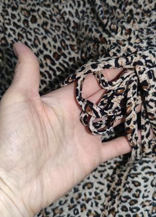 Женский пенюар накидка сеточка эротическое белье shain xs-s (36) леопард8 фото