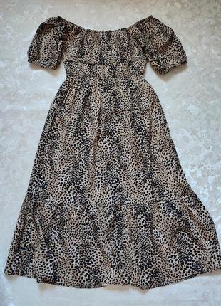 Сукня influence принт леопард8 фото