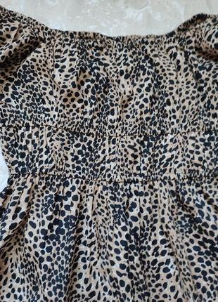Сукня influence принт леопард4 фото