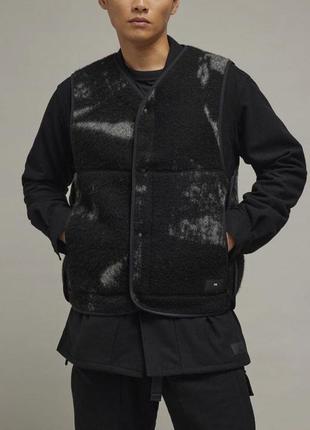 Жилетка adidas y-3 fuzzy fleece vest black il2042