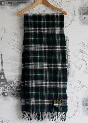 Шарф шерстяний barbour оригінал made in scotland