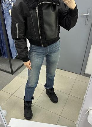 Куртка дубленка zara. размер xs. новая, с бирками.