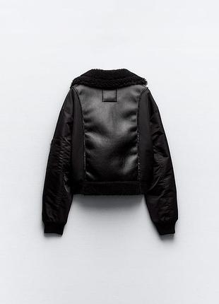 Куртка дубленка zara. размер xs. новая, с бирками.