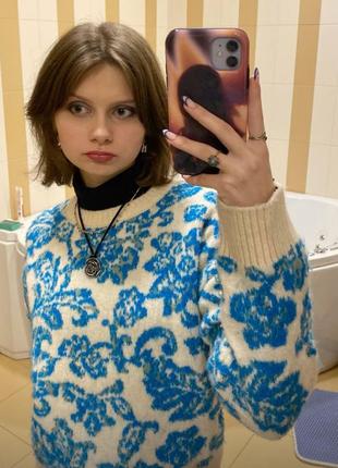 Свитер в цветочный принт primark