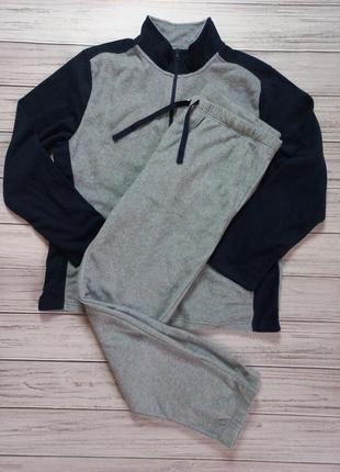 Теплий флісовий костюм кофта та джоггери livergy для чоловіків xl 56/58