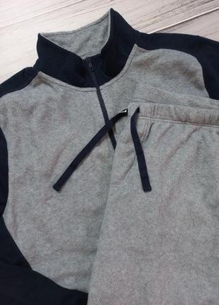 Теплий флісовий костюм кофта та джоггери livergy для чоловіків xl 56/58