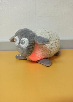 Ночник барашек со светом, различными мелодиями, белым шумом,