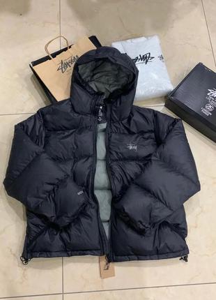 Пуховик stussy оверсайз