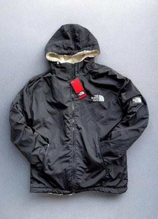 Куртка the north face двух сторонняя