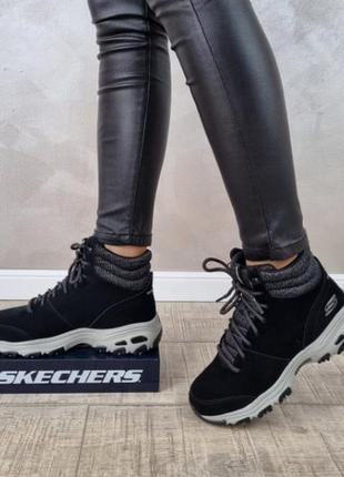 Черевики жіночі зимові skechers оригінал