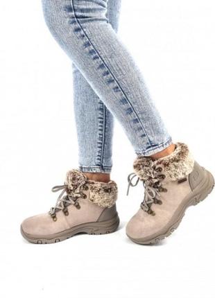 Черевики жіночі зимові skechers 167178tpe оригінал