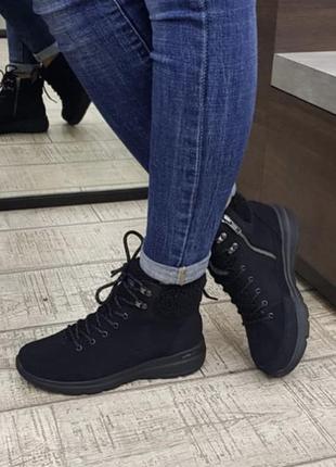 Ботинки женские skechers sn16677 оригинал