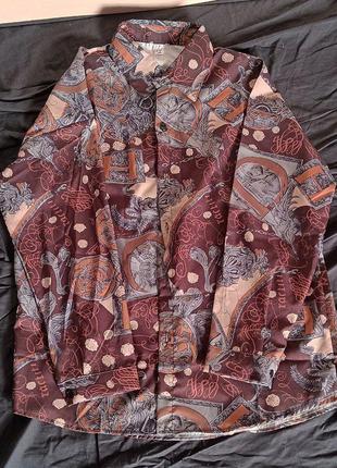 Вінтажна рубашка ретро жіноча