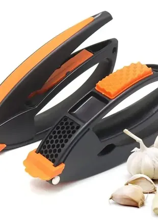 Прес для часнику multifunctional garlic presser + ніж для чищення овочів +паличка для очищення преса