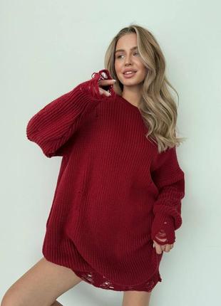 13 цветов! женский шерстяной рваный свитер оверсайз гранж, шерсть, шерсть, вязаная кофта свободного кроя, джемпер, лонгслив с разрывами, базовый