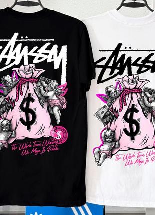 Футболка от stussy money angel