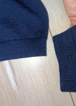 Легкий свитер / кофта бренда next из 100% шерсти мериноса / шерсть7 фото