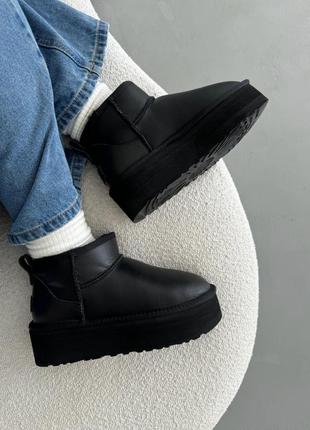 Угги угги угг ugg ultra mini platform black