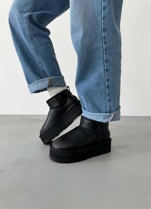 Угги угги угг ugg ultra mini platform black