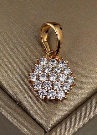 Кулон xuping jewelry сота 10 мм золотистий