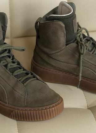 Високі замшеві кросівки puma