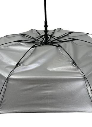 Жіноча парасолька напівавтомат the best сіра (2000002742036)7 фото