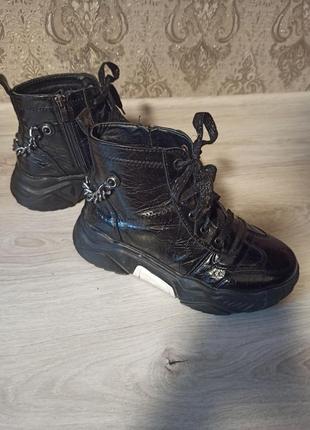 Ботінки осінні, утепленні 38р