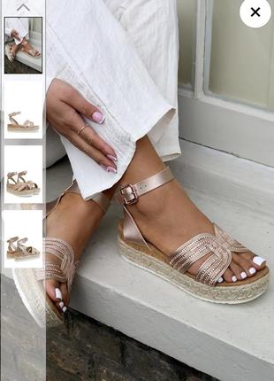 Сандалии босоножки эспадрильи womens linzi black karla embellished two part espadrille inspired wedges