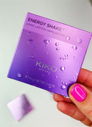 Хайлайтер kiko milano energy shake long lasting highlighter. сияющий хайлайтер кико...