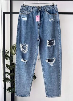 Джинсы mom с высокой посадкой от plt