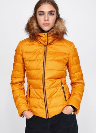Новый пуховик zara xs