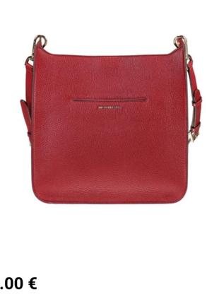 Кожаная сумка michael kors, сумка michael kors, бордовая сумка, красная сумка3 фото