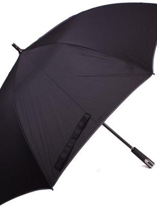 Чоловіча парасолька-тростина напівавтомат (z41670) 122 см zest чорна (2000001287965)